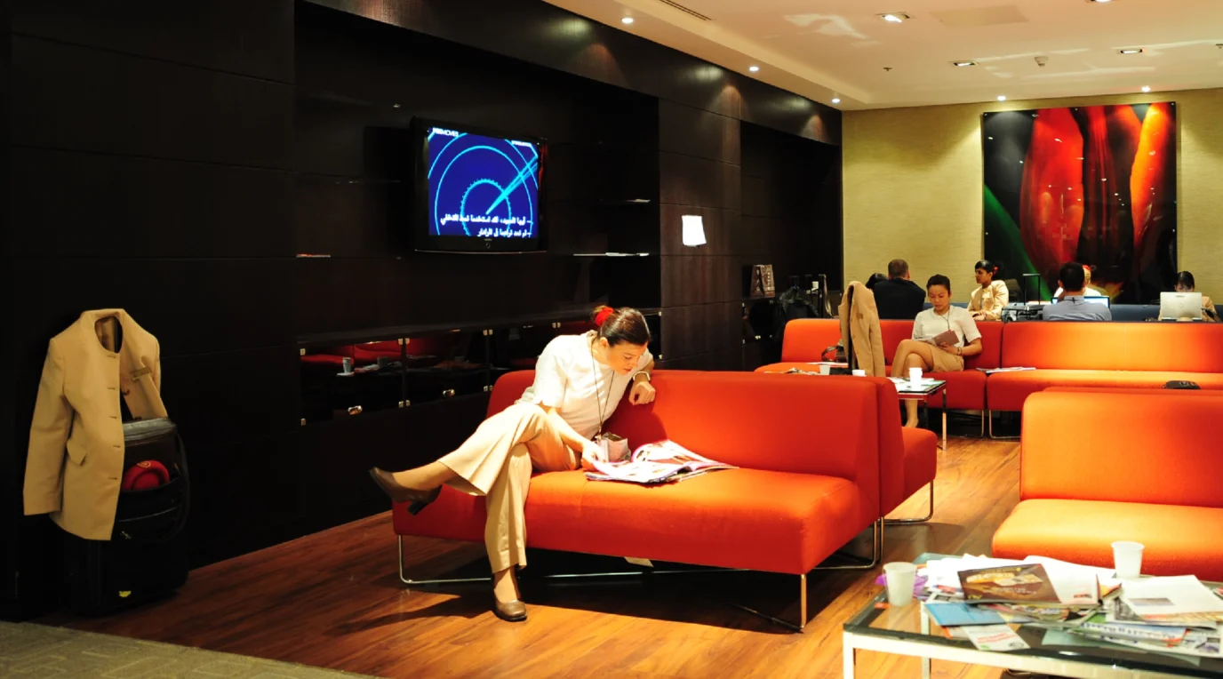 11 Emirates Branding Waiting Area