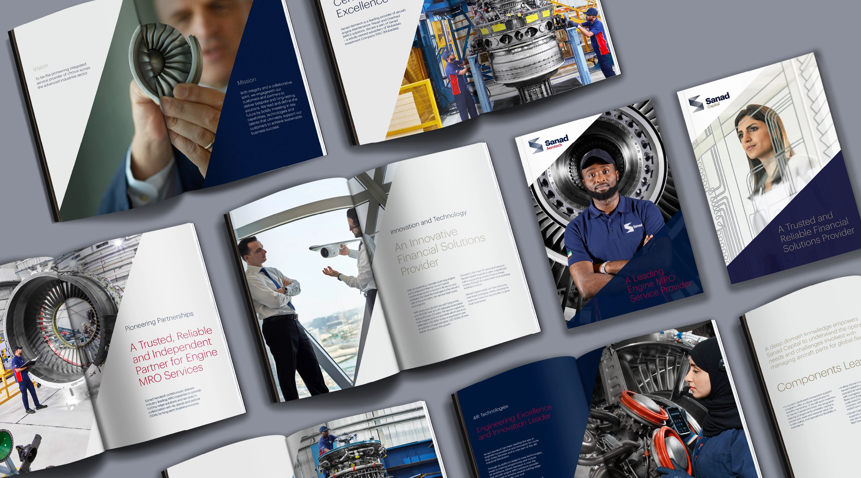 22 Sanad Brochure Spreads Design